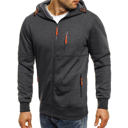 Kapuzenjacke mit Reißverschluss | Warm | Taschen | Kapuzenjacke mit Reißverschluss | Herren-Kapuzenjacke-Chaps Herrenmode
