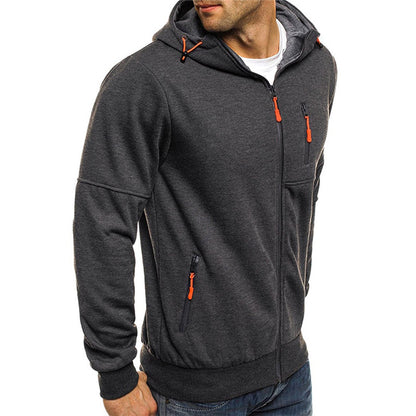 Kapuzenjacke mit Reißverschluss | Warm | Taschen | Kapuzenjacke mit Reißverschluss | Herren-Kapuzenjacke-Chaps Herrenmode