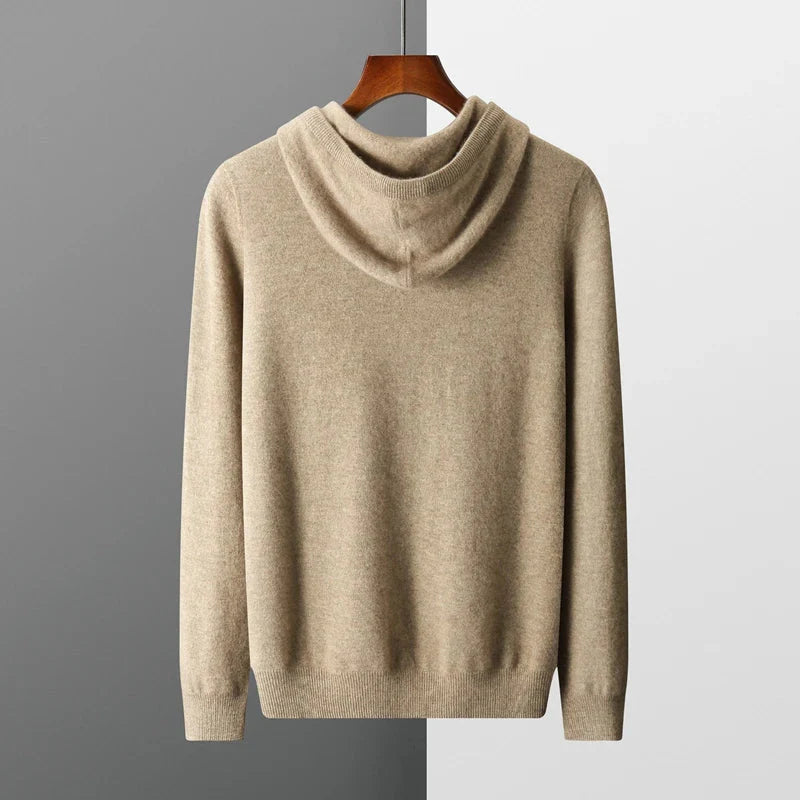 Kapuzenpulli - Einfacher Strickpullover für Männer-Chaps Herrenmode