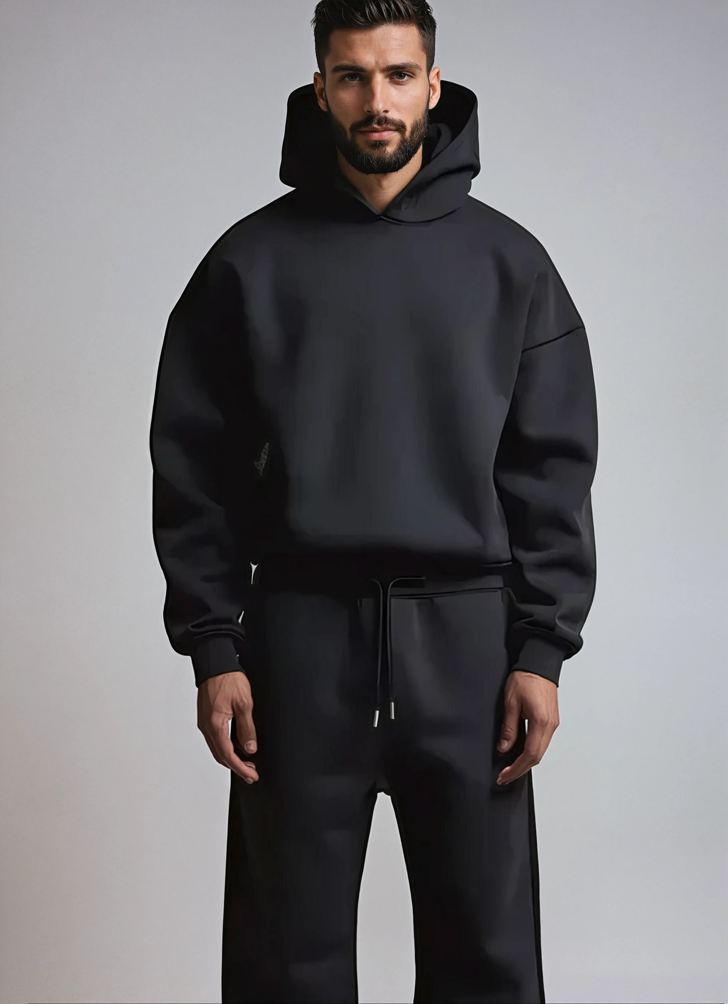 Kapuzenpullover und Jogginghose im Set | Zweiteiliger Trainingsanzug | Trainingsanzug für Männer-Chaps Herrenmode