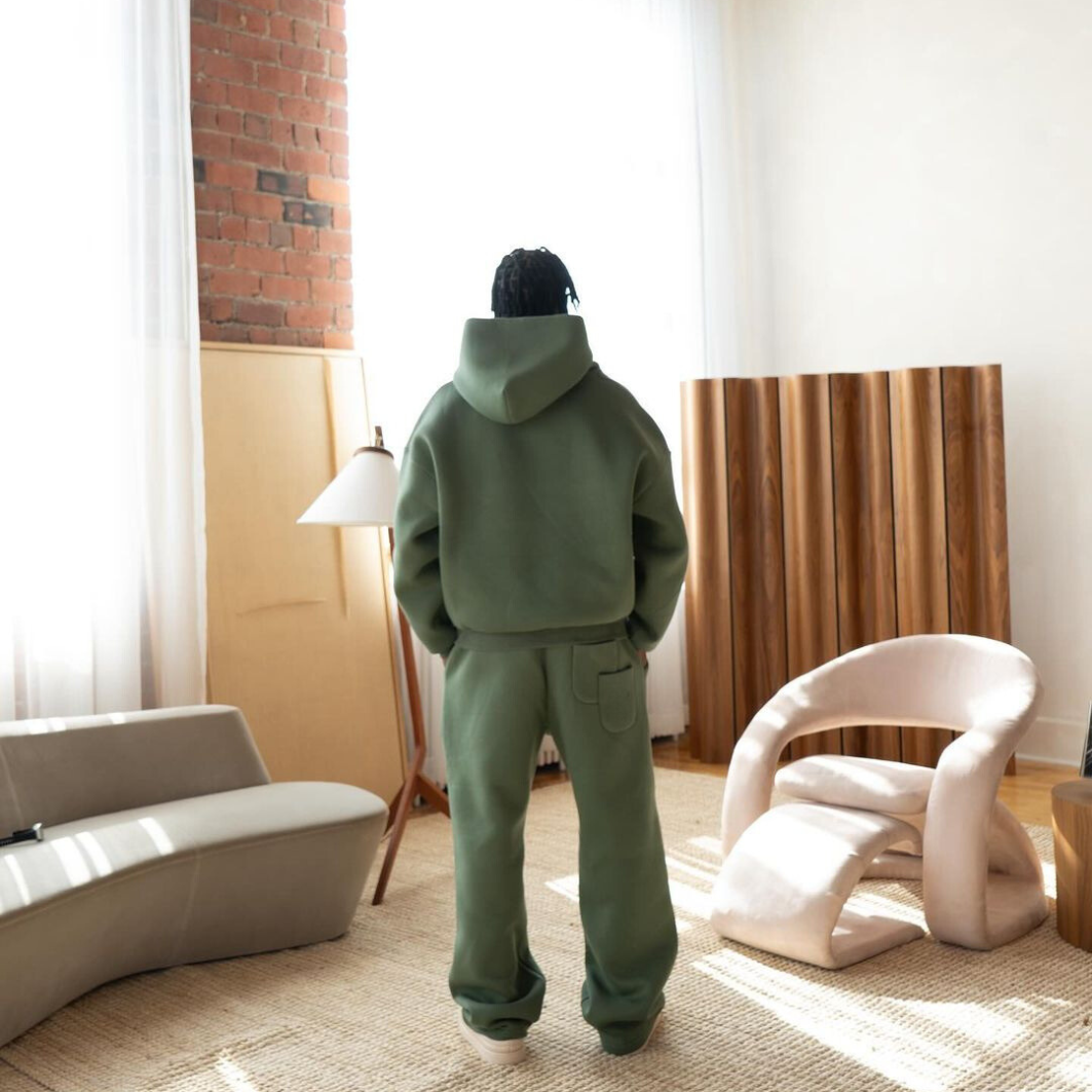 Kapuzenpullover und Jogginghose im Set | Zweiteiliger Trainingsanzug | Trainingsanzug für Männer-Chaps Herrenmode