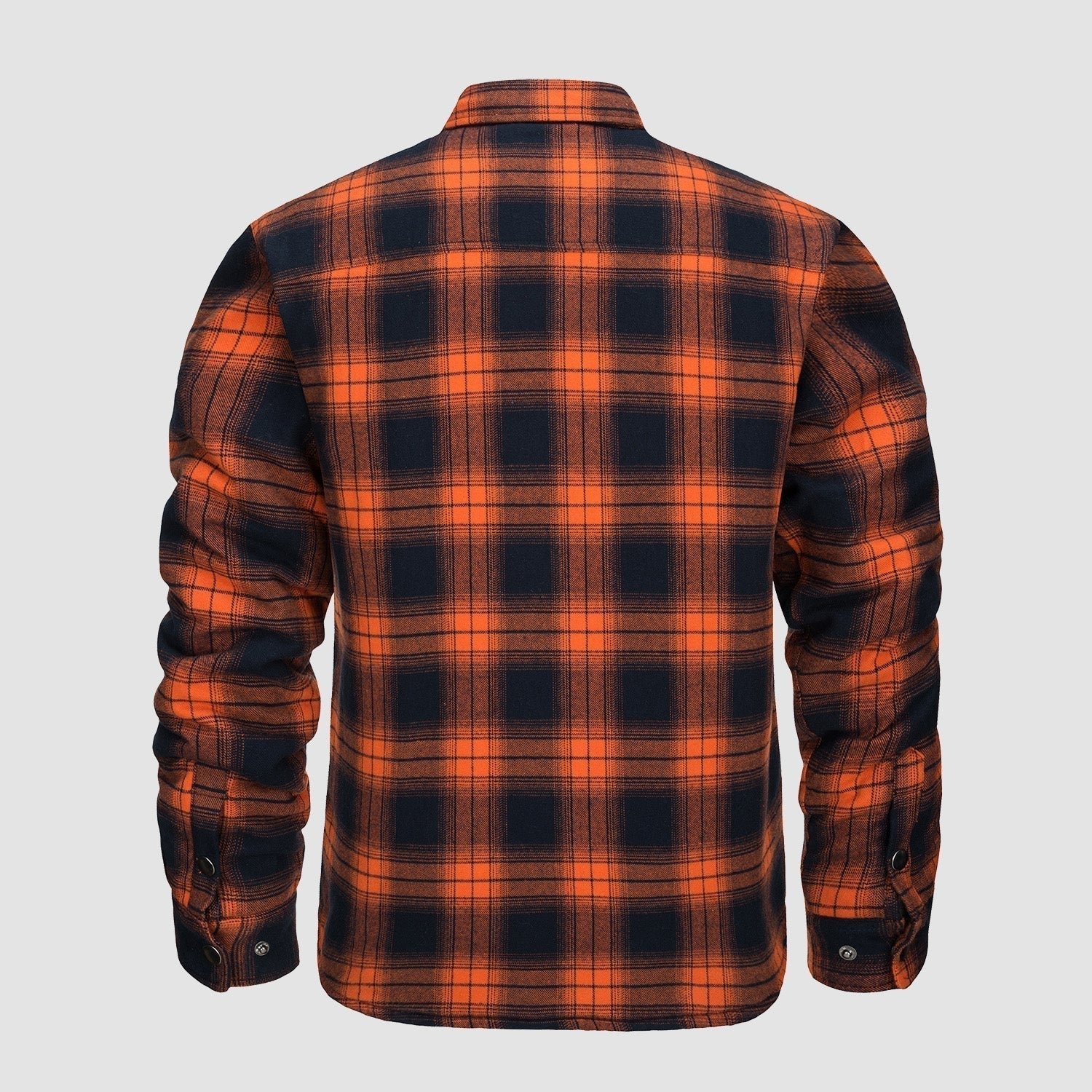 Karierte Jacke | Knopfleiste | Gestepptes Futter | Karierte Jacke | Herrenbekleidung-Chaps Herrenmode