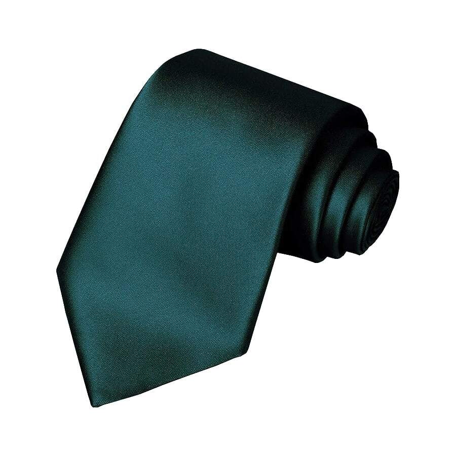 Krawatte Herren | Einfarbig | 8 cm Breite | Business-Armeegrün-Chaps Herrenmode