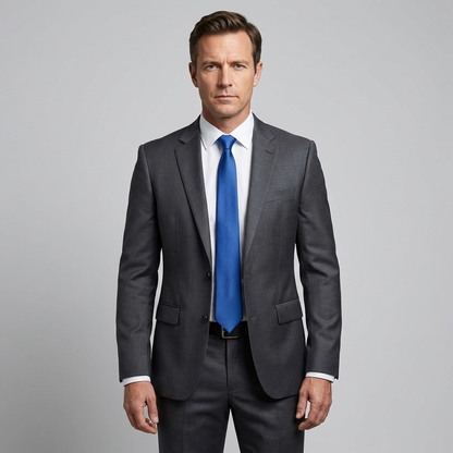 Krawatte Herren | Einfarbig | 8 cm Breite | Business-Chaps Herrenmode