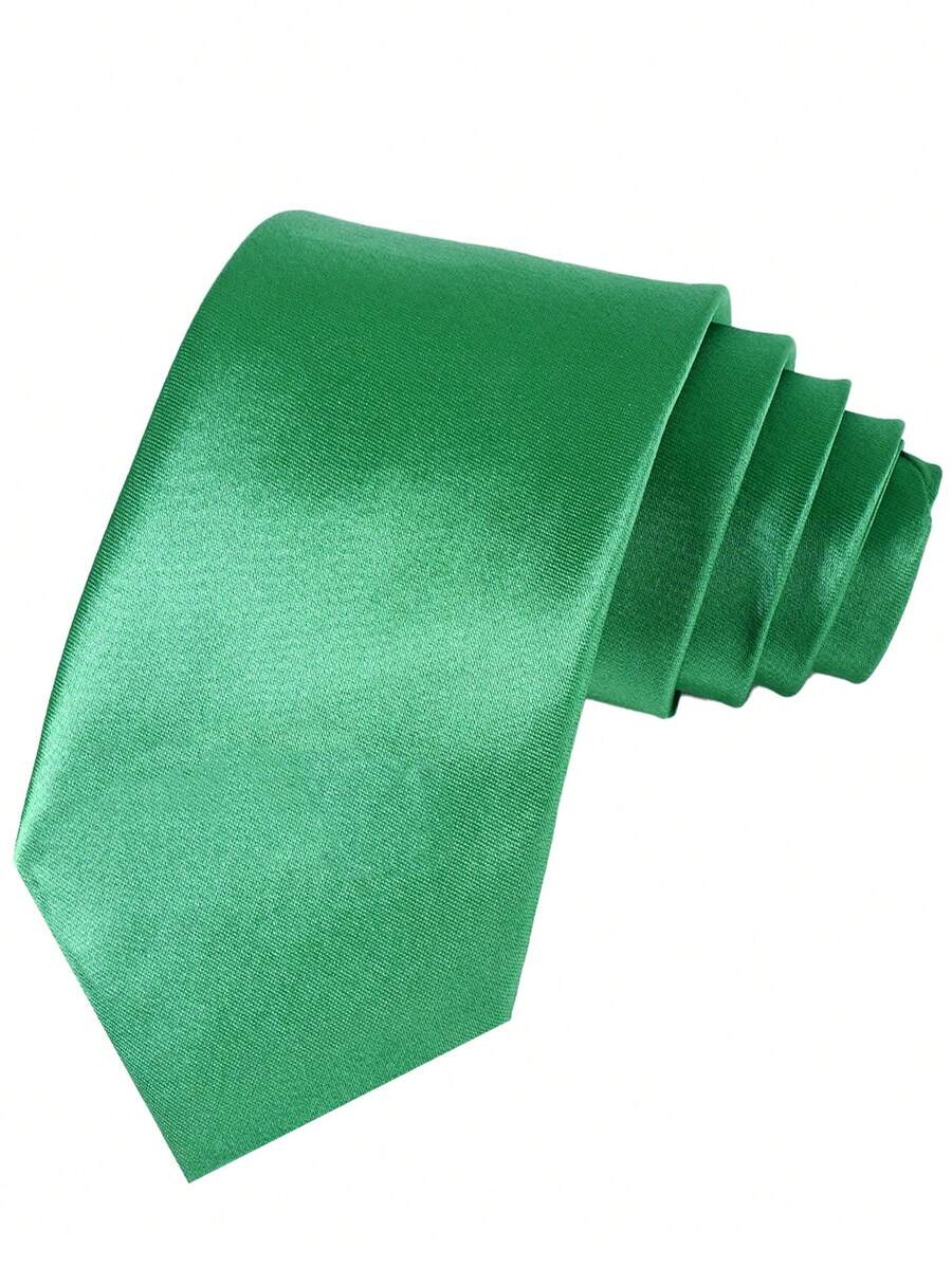 Krawatte Herren | Einfarbig | 8 cm Breite | Business-Grün-Chaps Herrenmode