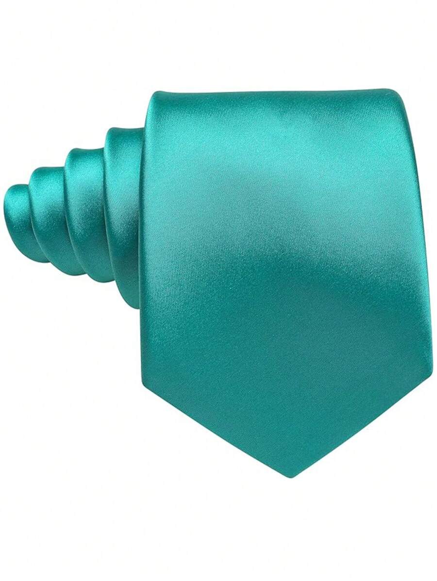 Krawatte Herren | Einfarbig | 8 cm Breite | Business-Türkis-Chaps Herrenmode