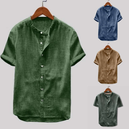 Kurzarmhemd - Leichtes Button-Up Sommerhemd für Männer-Chaps Herrenmode