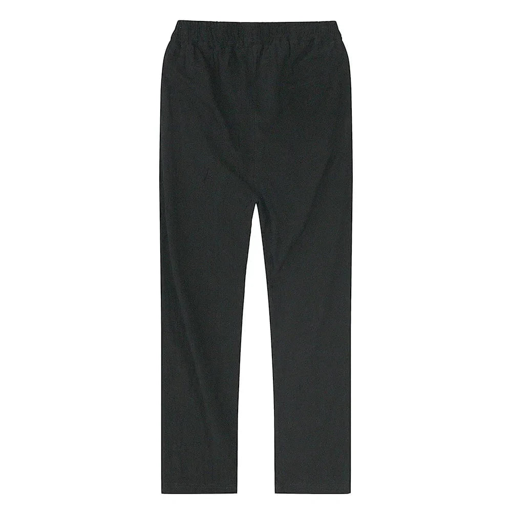 Leinenhose – Kordelzug – gerades Bein – Sommerhose – Herrenhose-Chaps Herrenmode