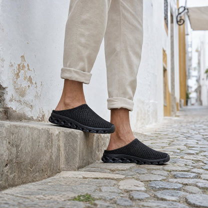 Mules – Atmungsaktiv – Mesh – Slip-On – Herrenschuhe-Chaps Herrenmode