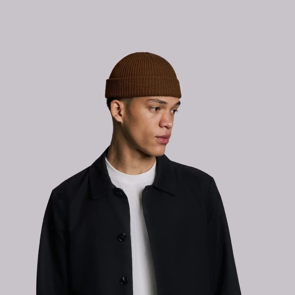 Mütze Herren | Fischermütze | Docker Mütze | Rippstrick-Chaps Herrenmode