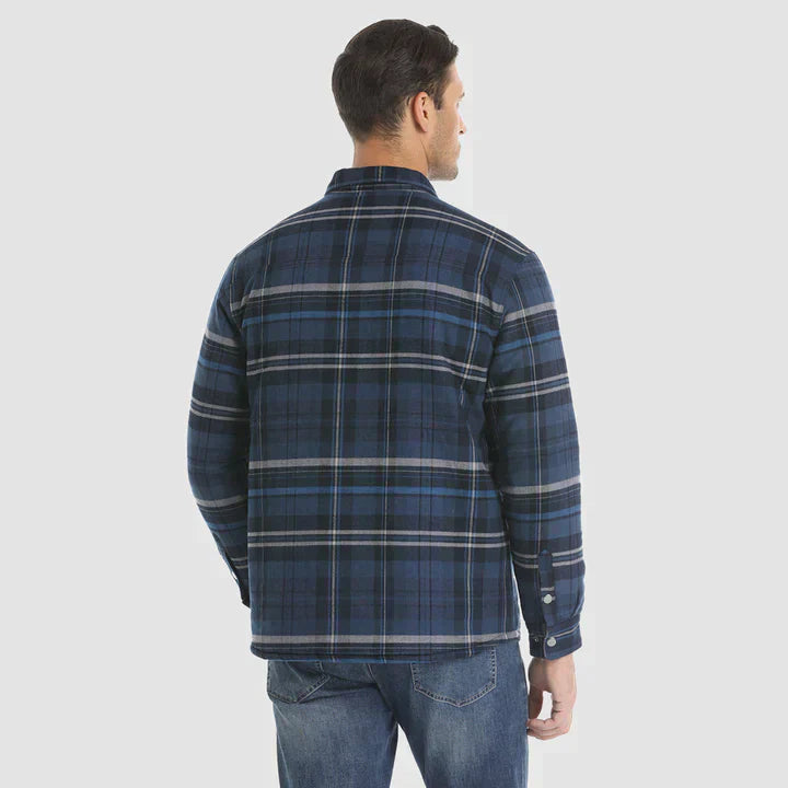 Oberhemd – Langarm – Brusttaschen – Hemd mit Knöpfen – kariertes Hemd-Chaps Herrenmode