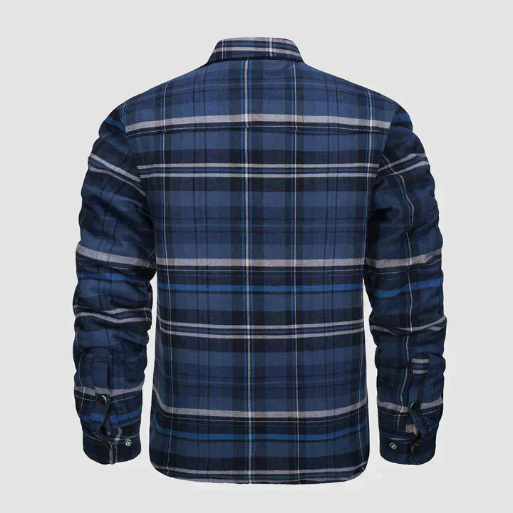 Oberhemd – Langarm – Brusttaschen – Hemd mit Knöpfen – kariertes Hemd-Chaps Herrenmode