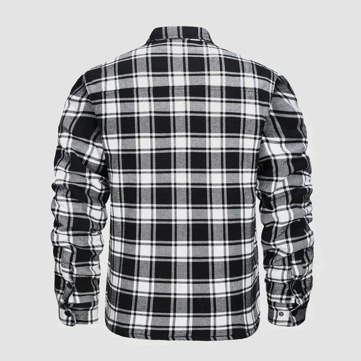 Oberhemd – Langarm – Brusttaschen – Hemd mit Knöpfen – kariertes Hemd-Chaps Herrenmode