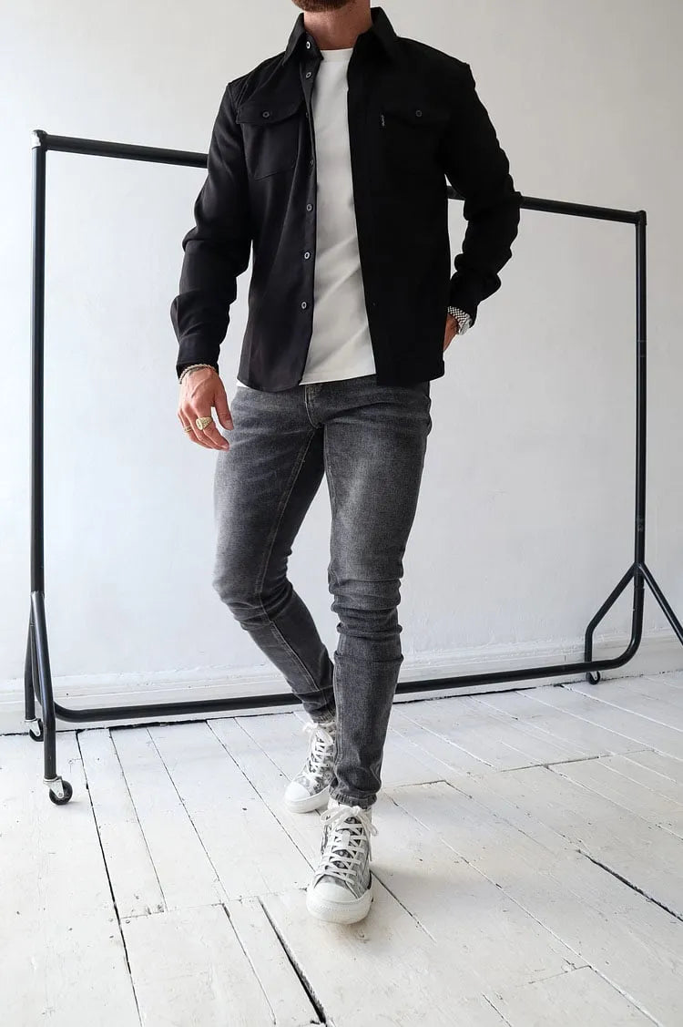 Oberhemd | Langarm | Hemdjacke | Herrenkleidung-Chaps Herrenmode
