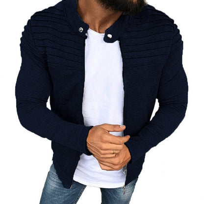 Overshirt – Slim Fit Sweatshirt mit Reißverschluss für Männer-Chaps Herrenmode