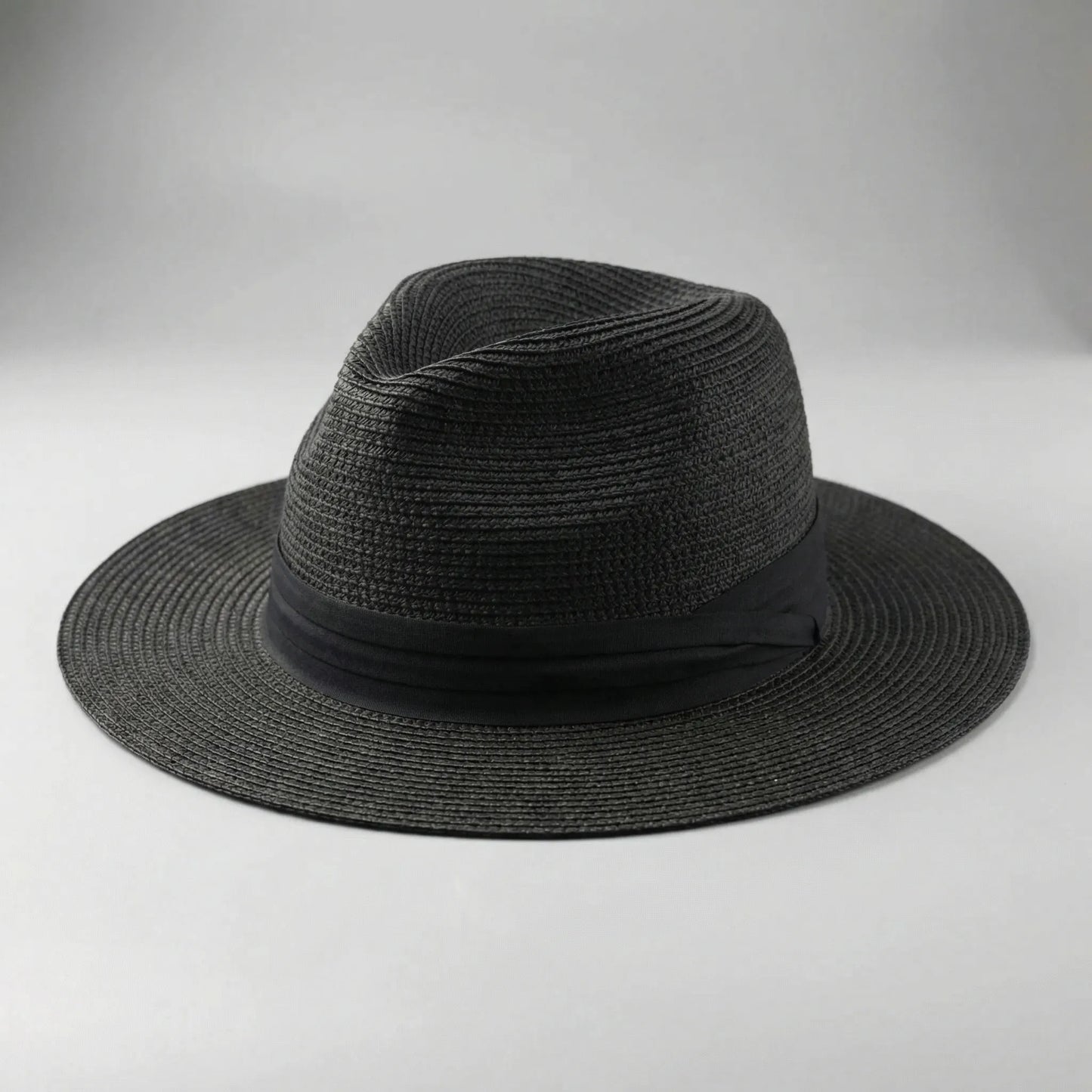 Strohhut Rocco in Schwarz