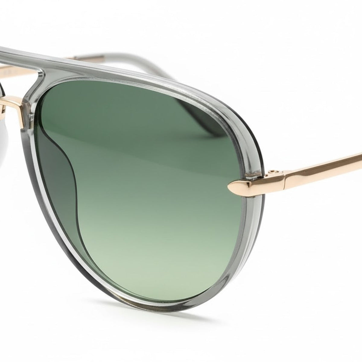 Pilotenbrille Herren | Metallrahmen | Getönte Gläser | Doppelsteg-Chaps Herrenmode