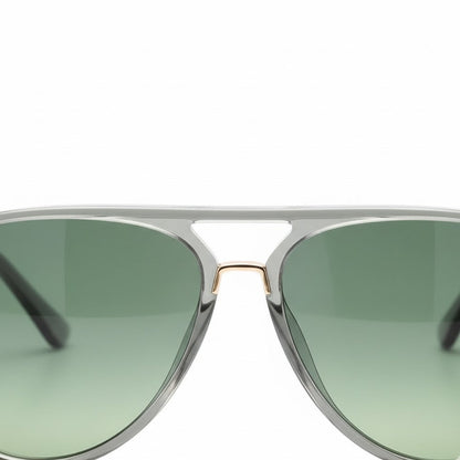 Pilotenbrille Herren | Metallrahmen | Getönte Gläser | Doppelsteg-Chaps Herrenmode