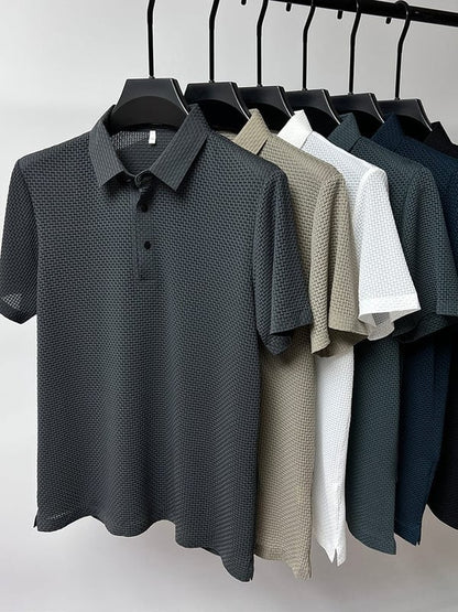 Polo-T-Shirt – Hemdärmel – Polohemden – Herrenhemden-Chaps Herrenmode