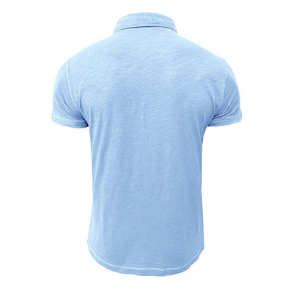 Polohemd – Halbe Knopfleiste – Kurze Ärmel – Polo-T-Shirt – Herren-T-Shirt-Chaps Herrenmode