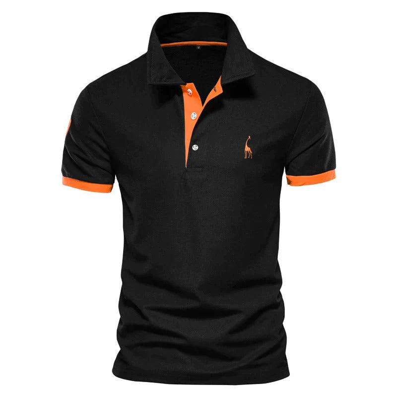 Polohemd | Halber Knopf | Kurzarm | Polo T-Shirt | Herrenhemd-Chaps Herrenmode