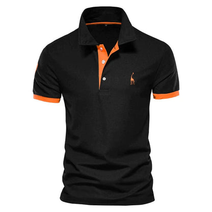 Polohemd | Halber Knopf | Kurzarm | Polo T-Shirt | Herrenhemd-Chaps Herrenmode