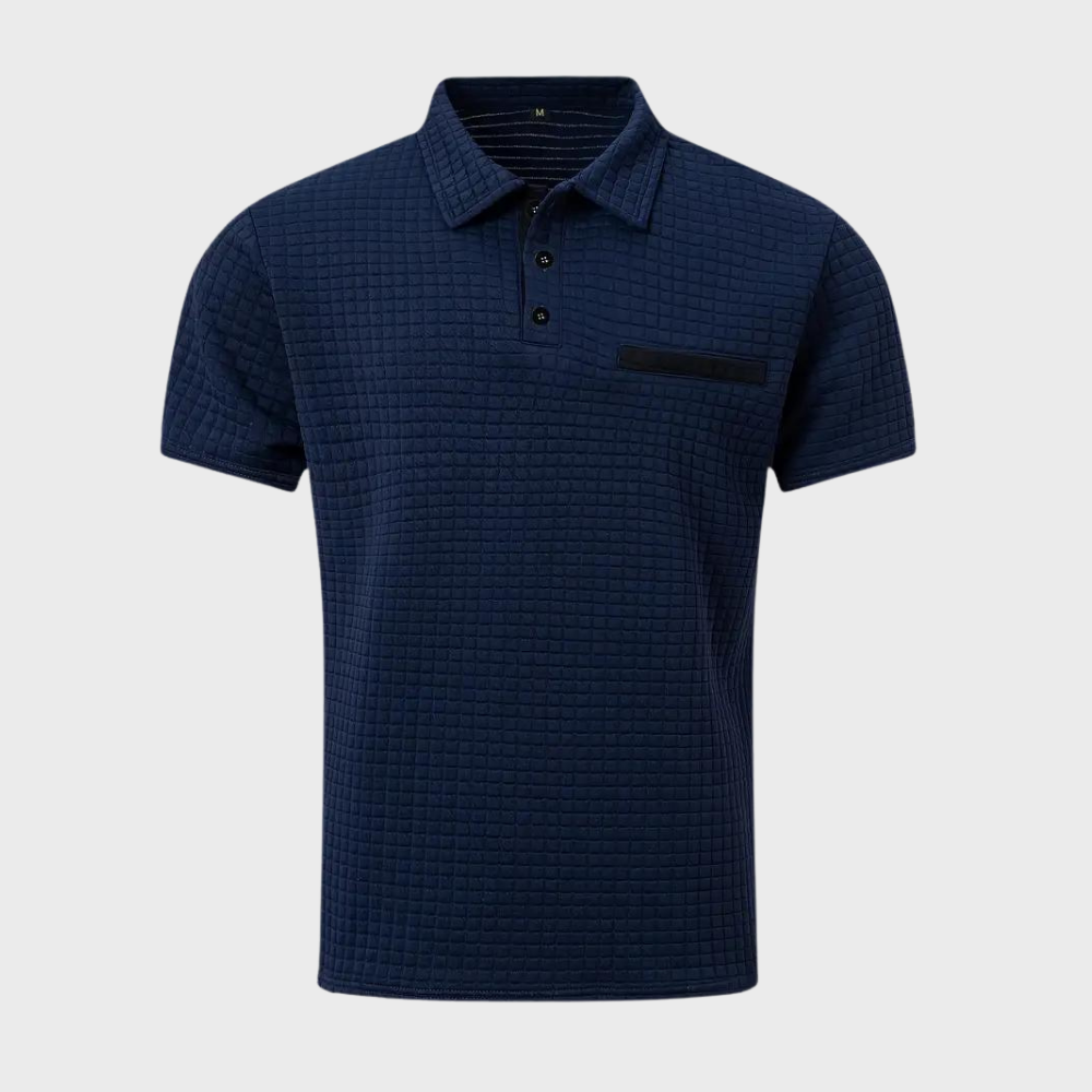 Polohemd - Herren Polohemd mit Knopfleiste für den Sommer-Chaps Herrenmode