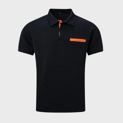 Polohemd - Herren Polohemd mit Knopfleiste für den Sommer-Chaps Herrenmode