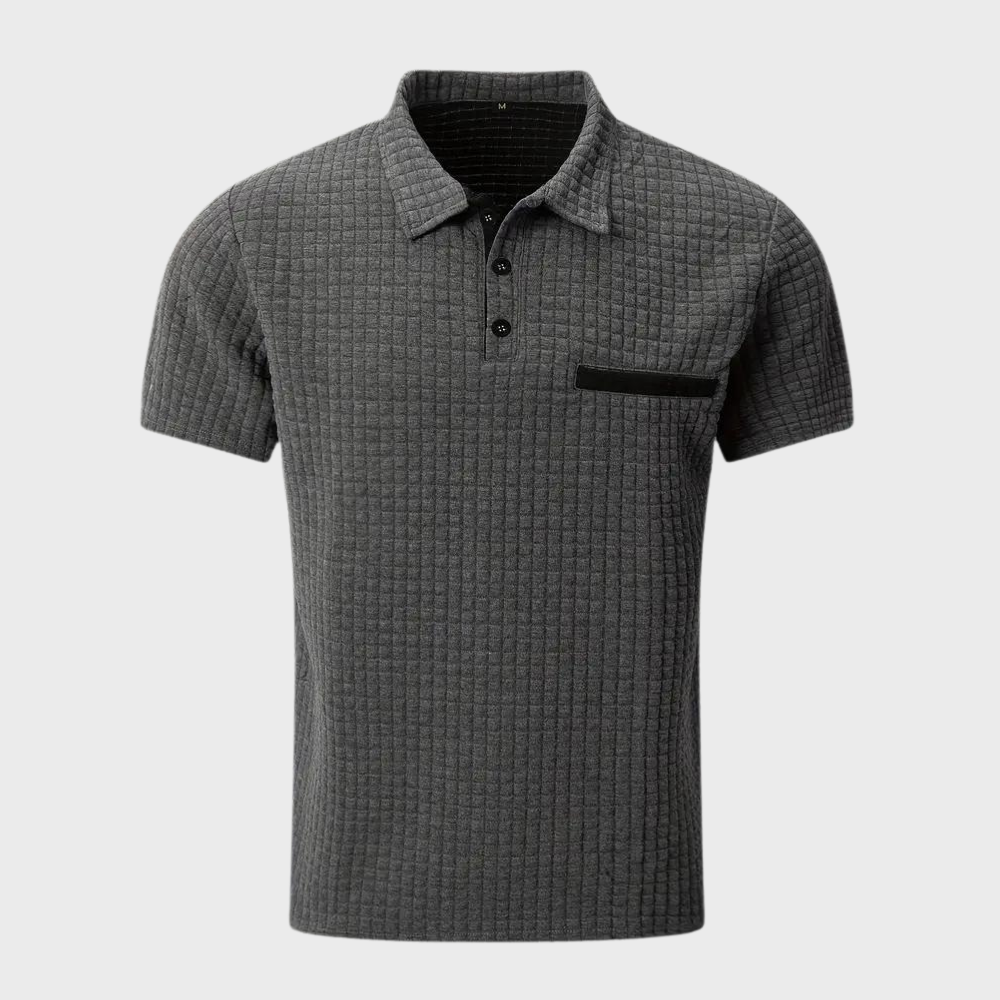 Polohemd - Herren Polohemd mit Knopfleiste für den Sommer-Chaps Herrenmode