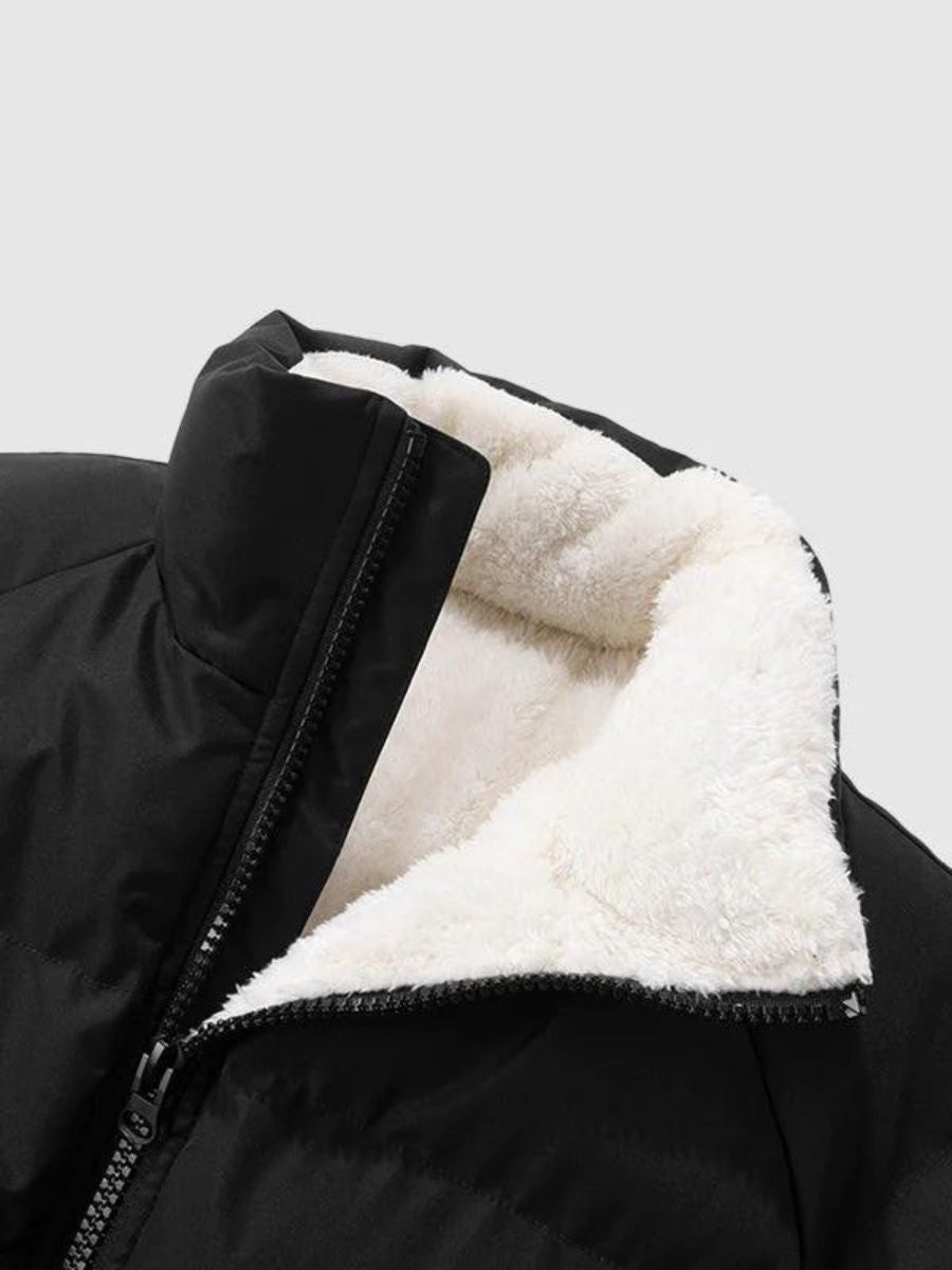 Pufferjacke | Fleece gefüttert | warm | wattierte Jacke | Herren Winterjacke-Chaps Herrenmode