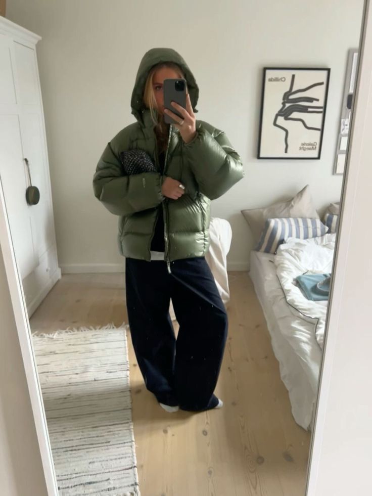 Pufferjacke – Kurze Winterjacke mit Kapuze für Herren-Chaps Herrenmode