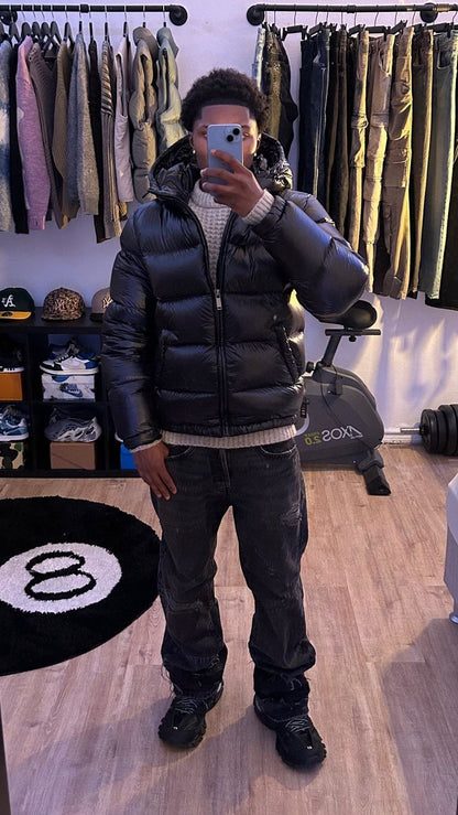 Pufferjacke – Kurze Winterjacke mit Kapuze für Herren-Chaps Herrenmode
