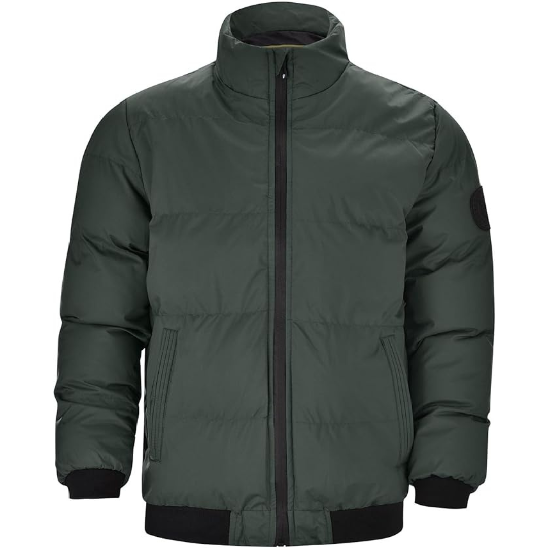 Pufferjacke – Warme, wattierte Winterjacke mit Reißverschluss für Herren-Chaps Herrenmode
