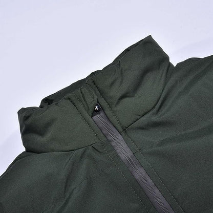 Pufferjacke – Warme, wattierte Winterjacke mit Reißverschluss für Herren-Chaps Herrenmode