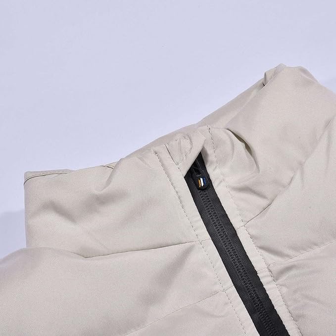 Pufferjacke – Warme, wattierte Winterjacke mit Reißverschluss für Herren-Chaps Herrenmode