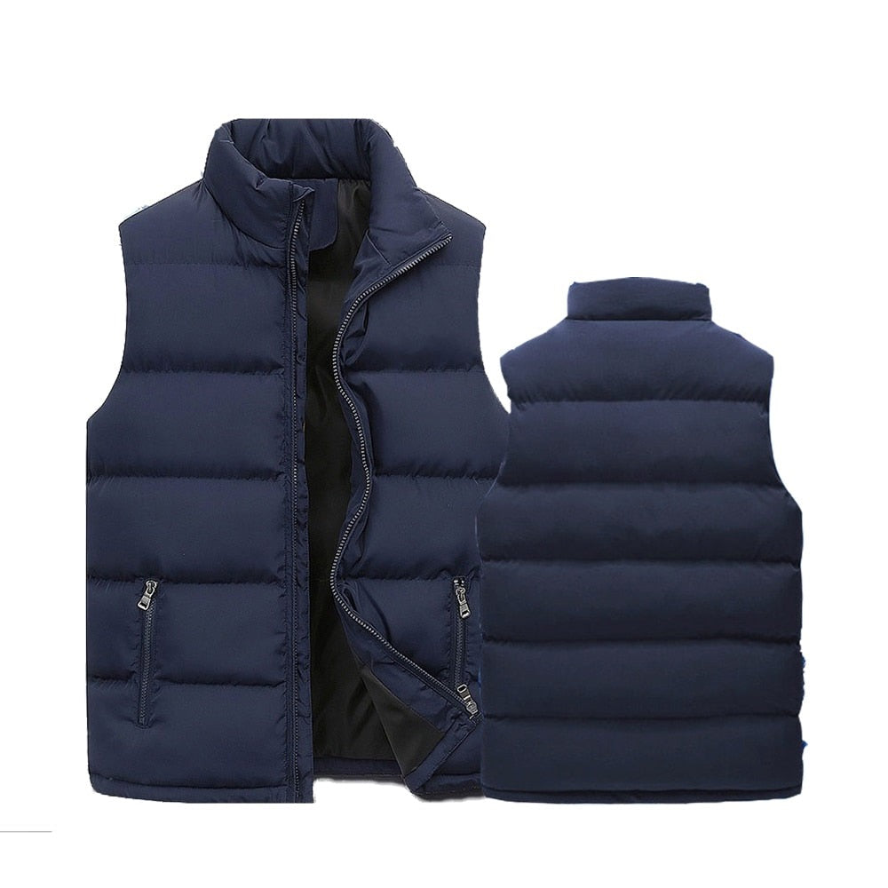 Pufferweste | Mit Reißverschluss | Gepolstert | Bodywarmer | Herrenweste-Chaps Herrenmode