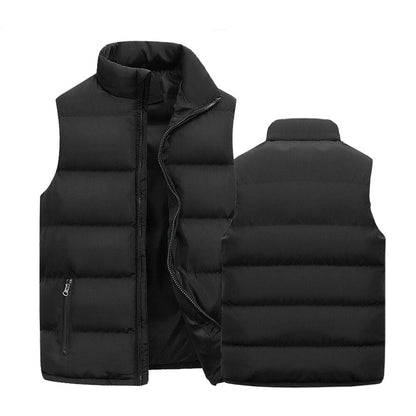 Pufferweste | Mit Reißverschluss | Gepolstert | Bodywarmer | Herrenweste-Chaps Herrenmode