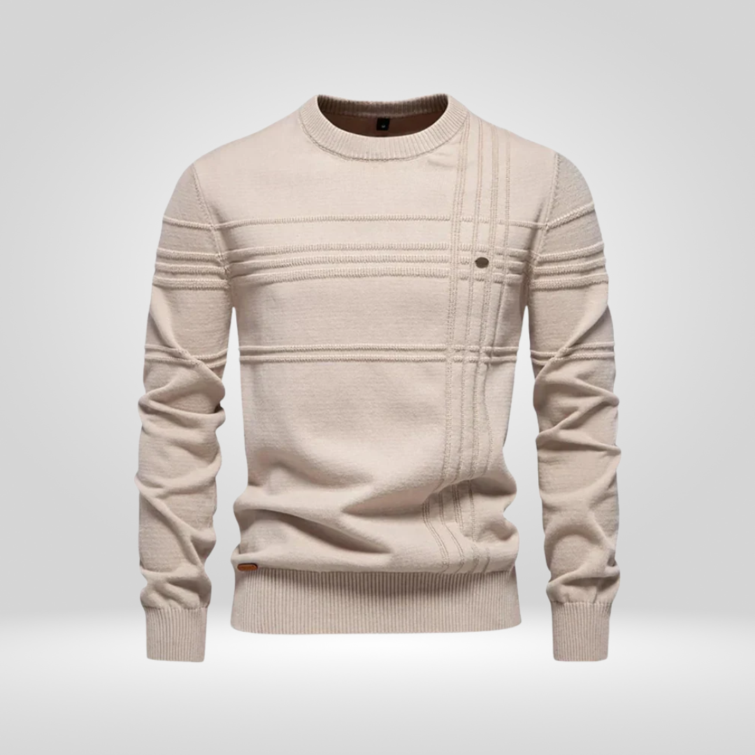Pullover – Rundhalsausschnitt – Normale Passform – Strickpullover – Herrenpullover-Chaps Herrenmode
