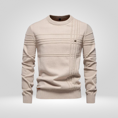 Pullover – Rundhalsausschnitt – Normale Passform – Strickpullover – Herrenpullover-Chaps Herrenmode