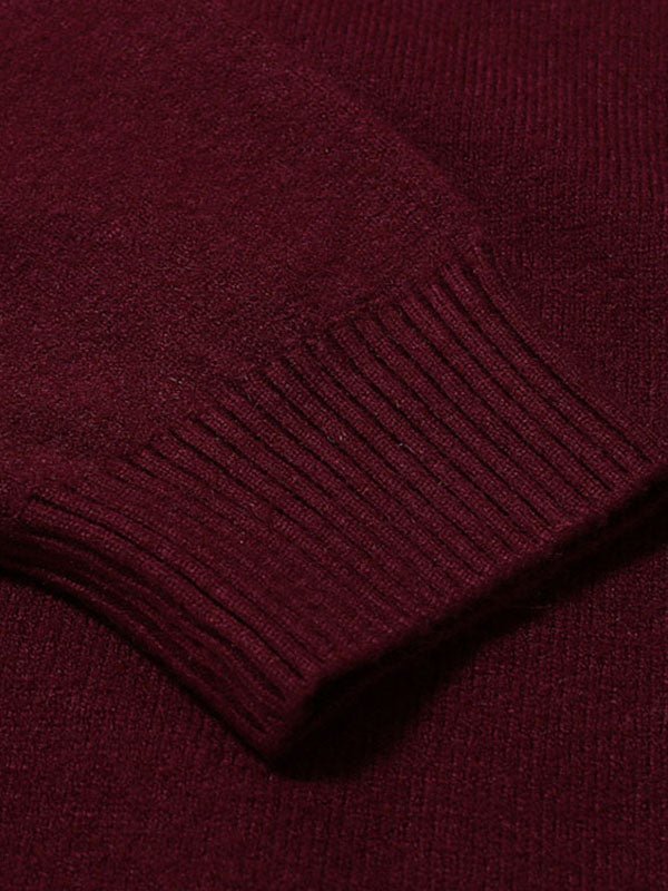 Rollkragenpullover – Schlank geschnittener Strickpullover mit hohem Kragen für Männer-Chaps Herrenmode