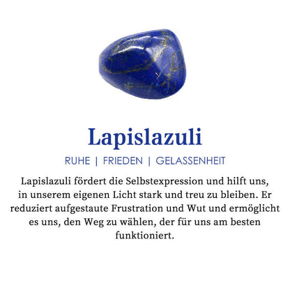 Rosenkranz Kette Herren | Kreuz | Tigerauge und Lapislazuli-Chaps Herrenmode