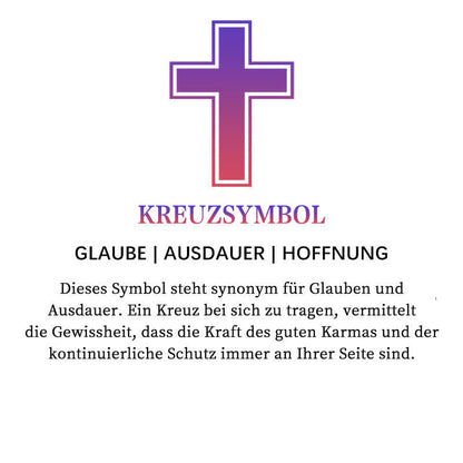 Rosenkranz Kette Herren | Kreuz | Tigerauge und Lapislazuli-Chaps Herrenmode