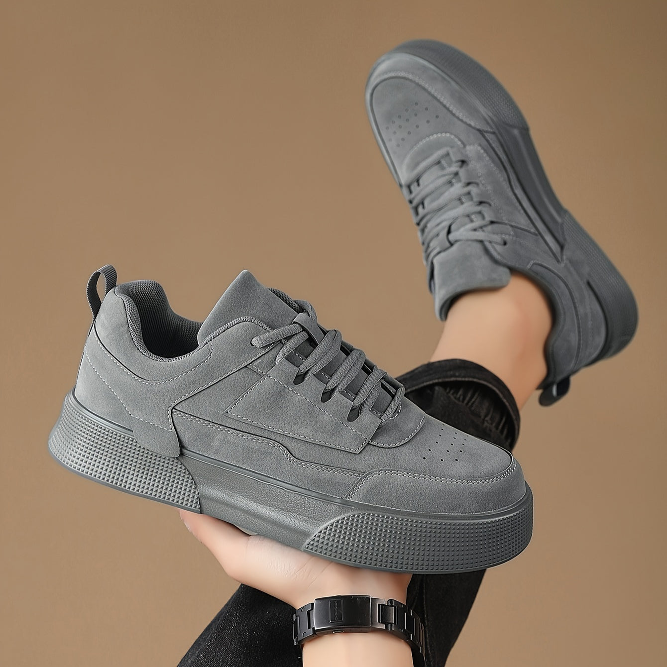Schnürsneaker | Plateau | Dicke Sohle | Streetwear-Sneaker | Herrensneaker-Chaps Herrenmode