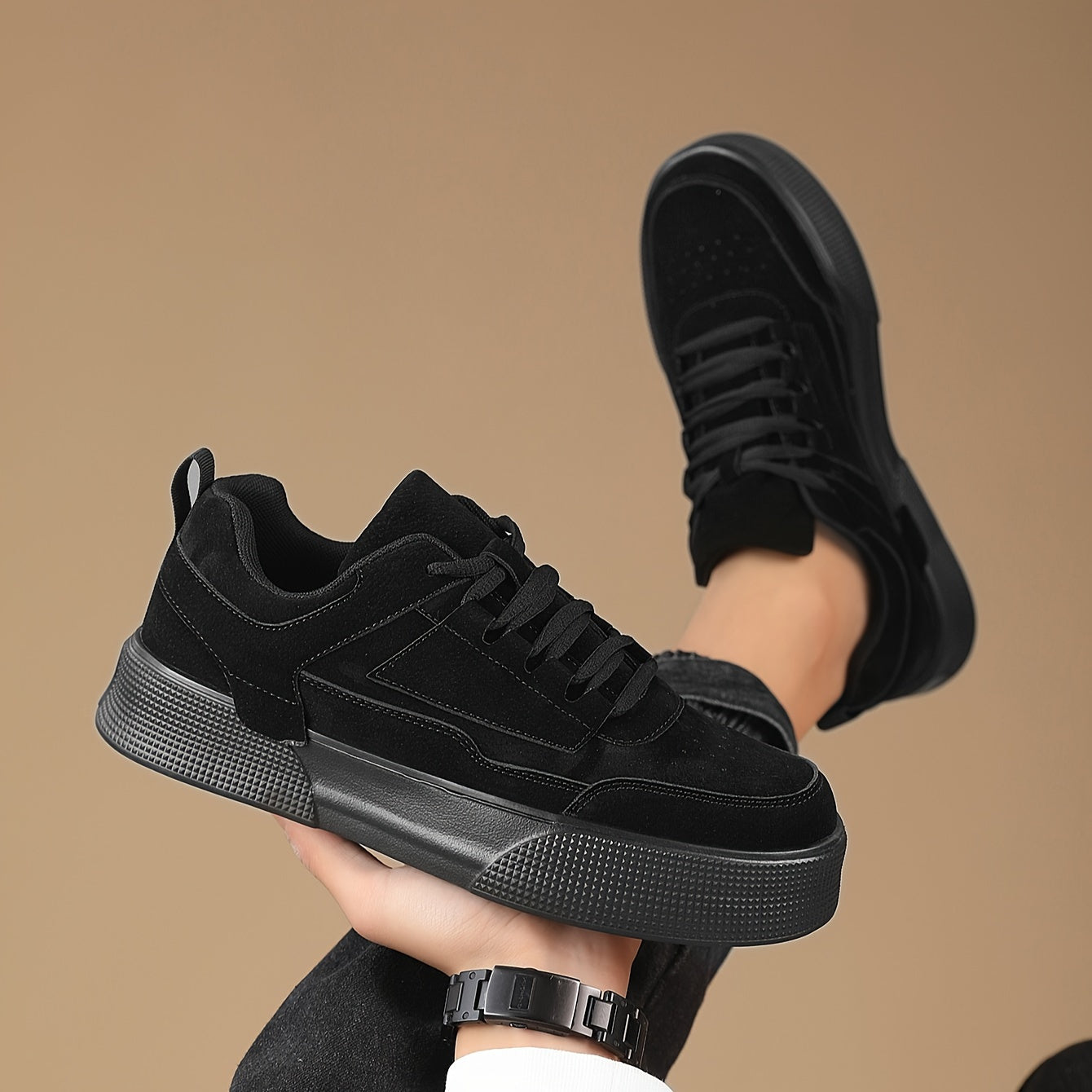 Schnürsneaker | Plateau | Dicke Sohle | Streetwear-Sneaker | Herrensneaker-Chaps Herrenmode