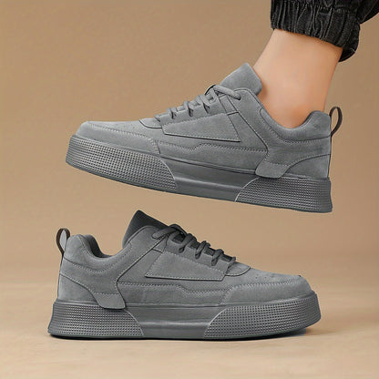Schnürsneaker | Plateau | Dicke Sohle | Streetwear-Sneaker | Herrensneaker-Grau-39-Chaps Herrenmode