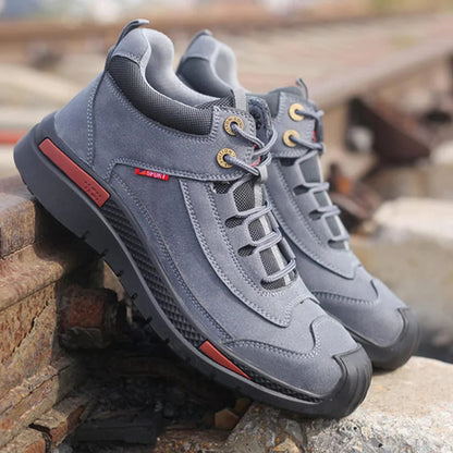 Sicherheitsschuhe | Wasserdicht | Rutschfest | Arbeitsschuhe | Herrenschuhe-Grau-39-Chaps Herrenmode