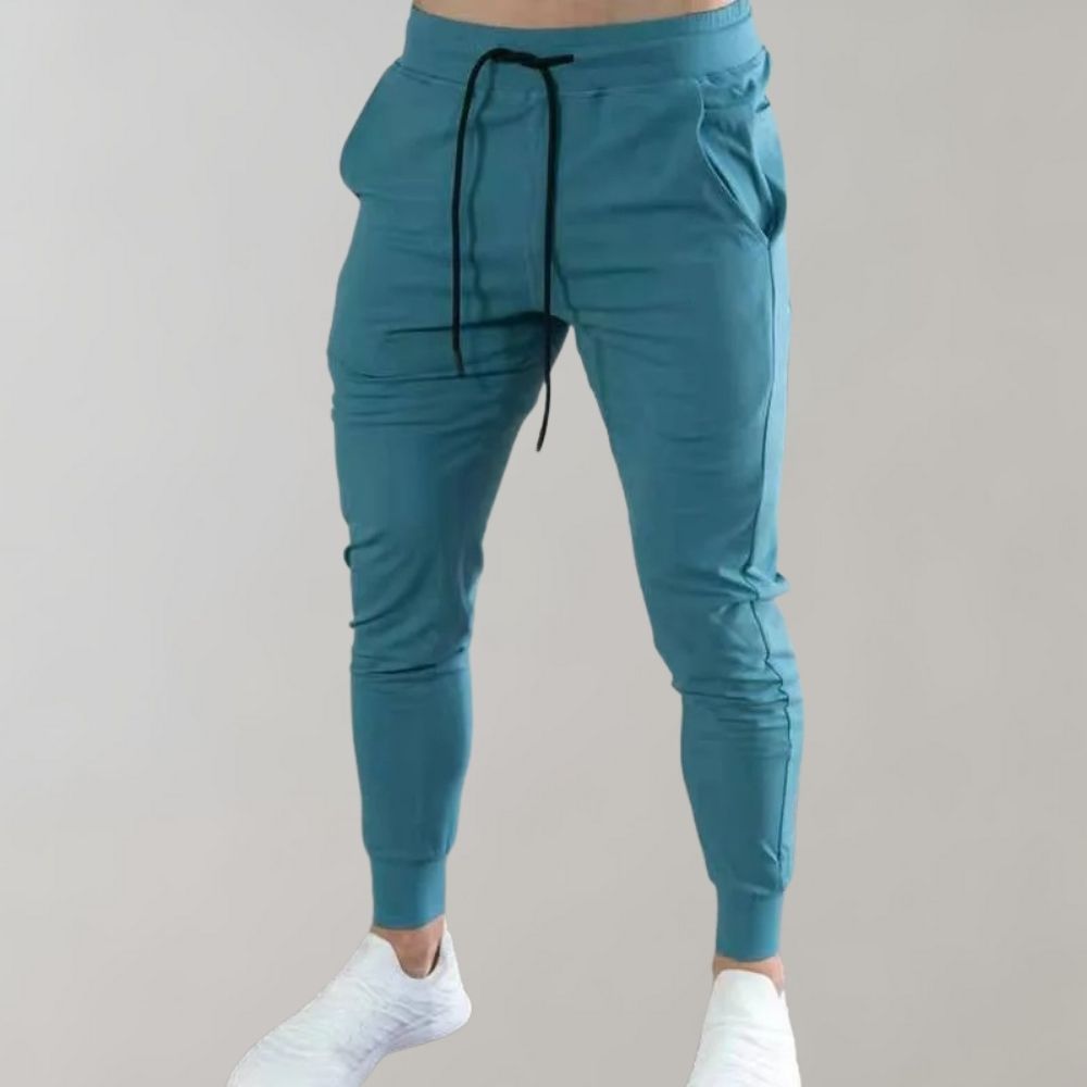 Slim Fit Jogger | Elastische Taille | Kordelzug | Sweatpants | Jogginghosen-Chaps Herrenmode