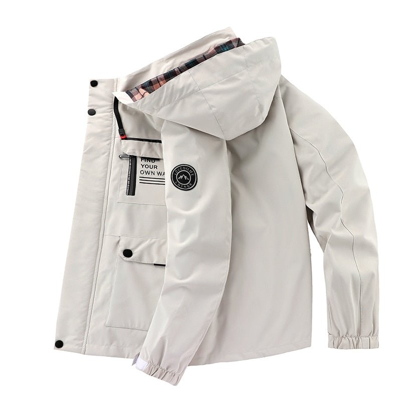 Snow Jacket – Wasserdichte Winter-Skijacke mit Kapuze für Männer-Chaps Herrenmode