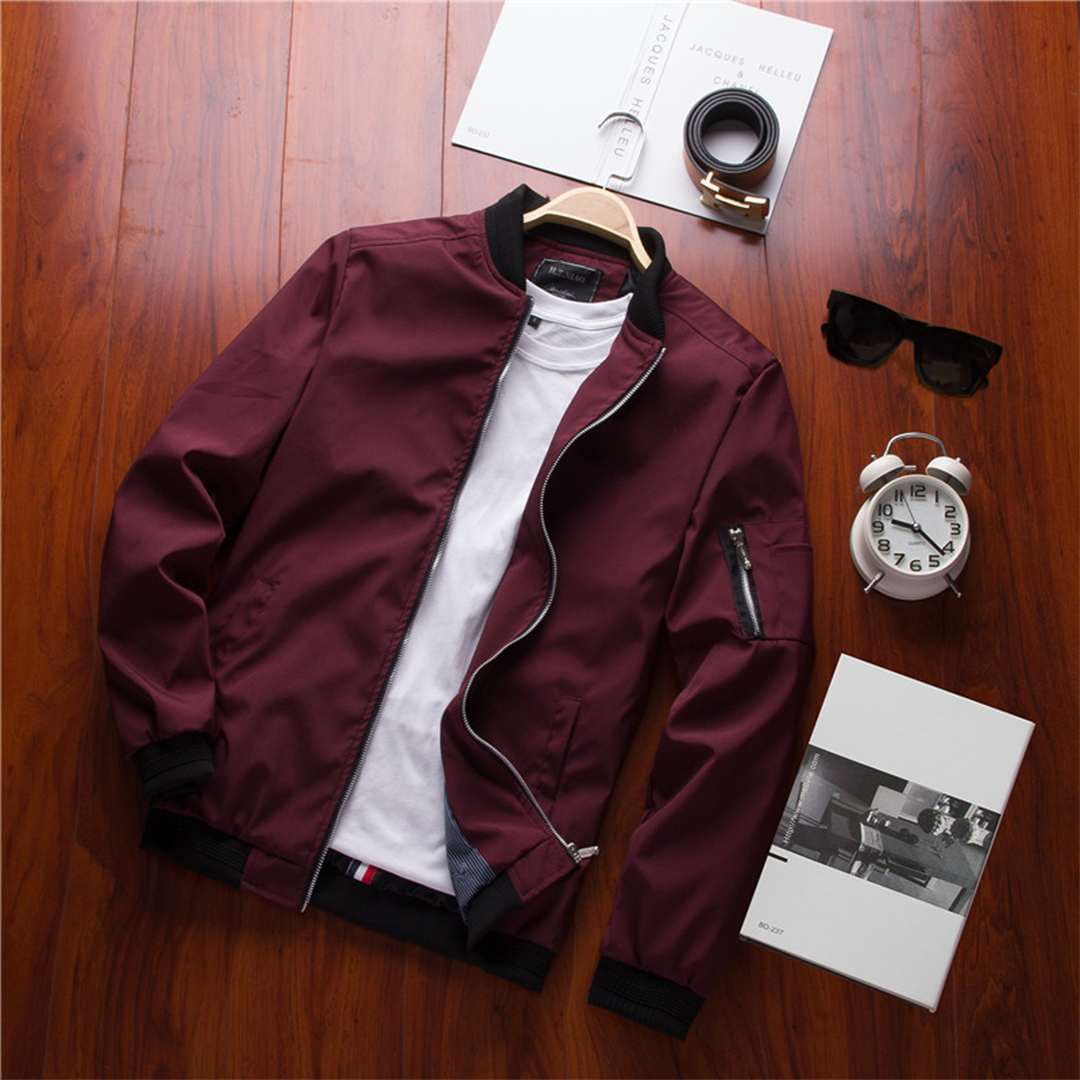 Sommerjacke - Leichtgewicht - Zip-Up - Bomberjacke - Herrenjacke-Chaps Herrenmode