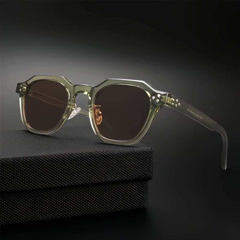 Sonnenbrille Herren | Polarisiert | UV400 | Transparentes Gestell-Chaps Herrenmode
